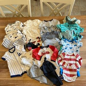 Lot of Newborn Baby Boy Clothes
